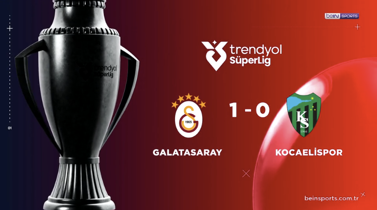 GENİŞ ÖZET | Galatasaray 1-0 Kocaelispor 14 Eylül 2026 @beINSports