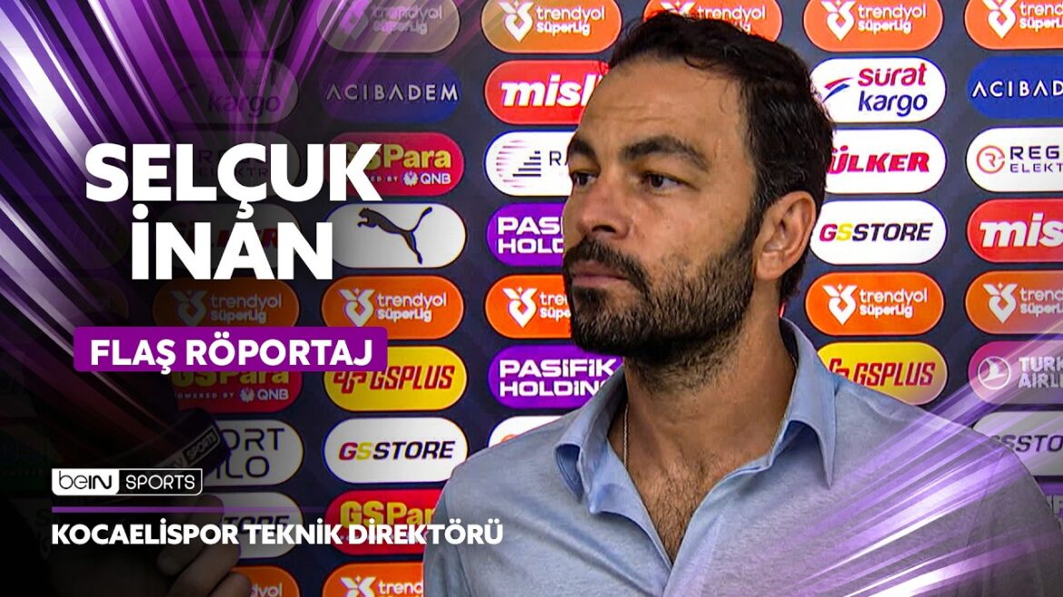 Galatasaray – Kocaelispor Maç Sonu Teknik Direktör Selçuk İnan’ın Açıklamaları 13 Eylül 2026 @beINSports