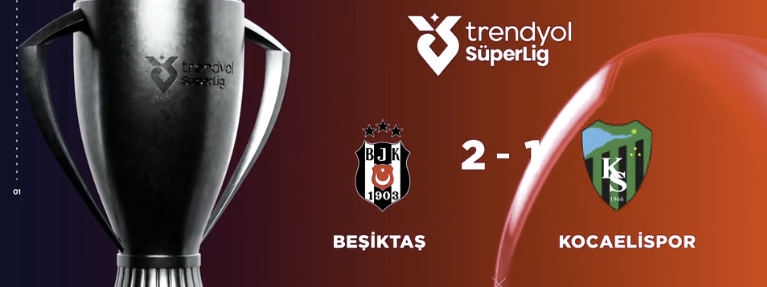 GENİŞ ÖZET | Beşiktaş 2-1 Kocaelispor 12 Ekim 2026 @beINSports