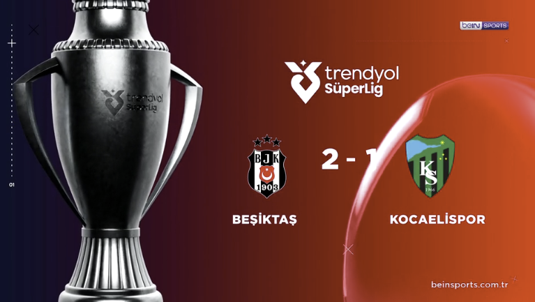 GENİŞ ÖZET | Beşiktaş 2-1 Kocaelispor 12 Ekim 2026 @beINSports