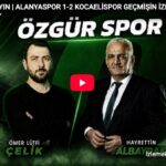 🔴CANLI YAYIN | ALANYASPOR 1-2 KOCAELİSPOR GEÇMİŞİN İZLERİNİ SİLDİK | 25.10.2026 @ÖzgürKocaeli