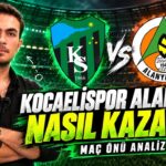 Kocaelispor Alanya 'da nasıl kazanır? 22 Ekim 2026 @NoktaTV