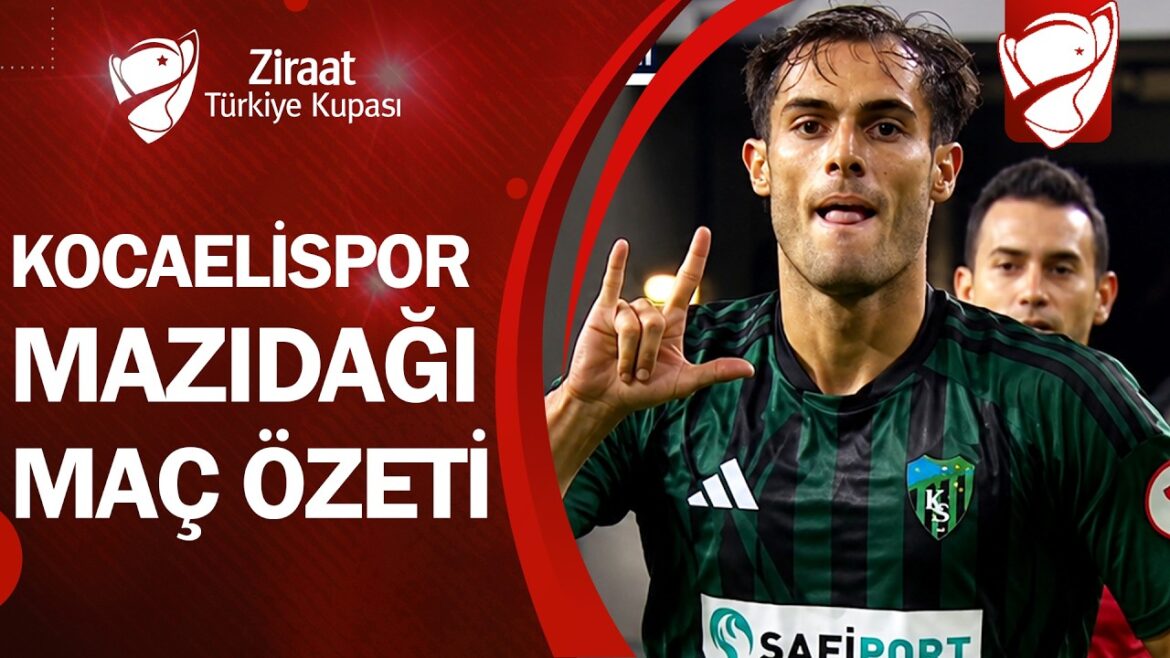 Kocaelispor – Mazıdağı Fosfatspor : 3-0 | MAÇ ÖZETİ | Ziraat Türkiye Kupası 3. Tur | 27.10.2026 @Ziraat Türkiye Kupası